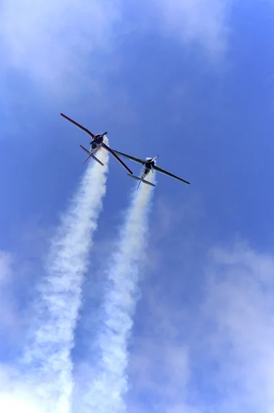 Bromont Quebec Canada July Unidentified Pilot Air Show July 2012 — Φωτογραφία Αρχείου