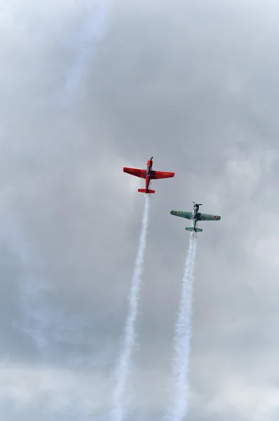 Bromont Quebec Canada July Unidentified Pilot Air Show July 2012 — Foto Stock