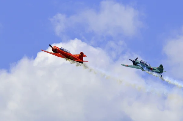 Bromont Quebec Canada July Unidentified Pilot Air Show July 2012 — Stockfoto