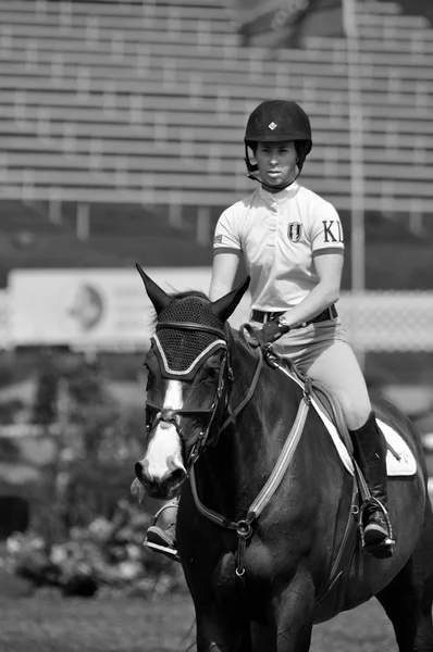Bromont Canada July Unknown Rider Horse 2012 International Bromont July — Foto Stock