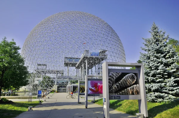 Montreal Canadá Agosto Biosfera Museo Montreal Dedicado Medio Ambiente Situado — Foto de Stock