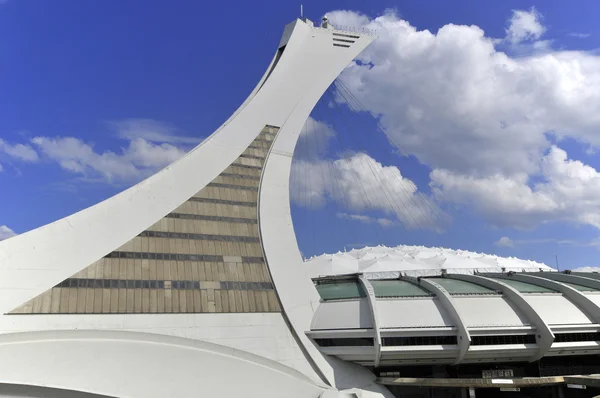 Montreal Kanada August Der Turm Des Olympiastadions Von Montreal August — Stockfoto