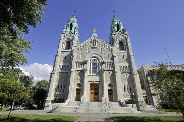 Katholische Kirche Saint Stanislas Kostka Montreal Quebec Kanada — Stockfoto