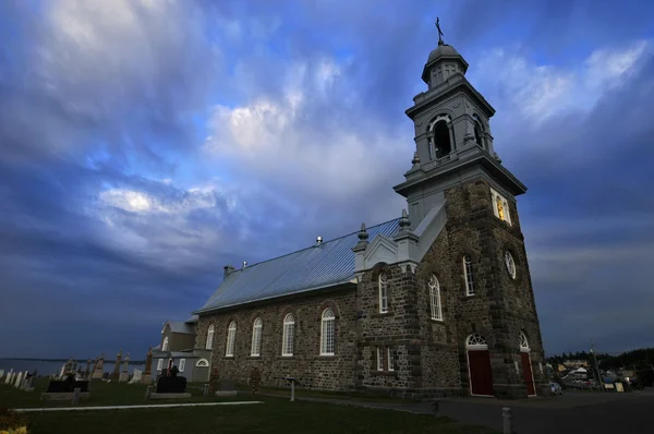 加拿大魁北克Sainte Luce Sur Mer天主教堂 — 图库照片