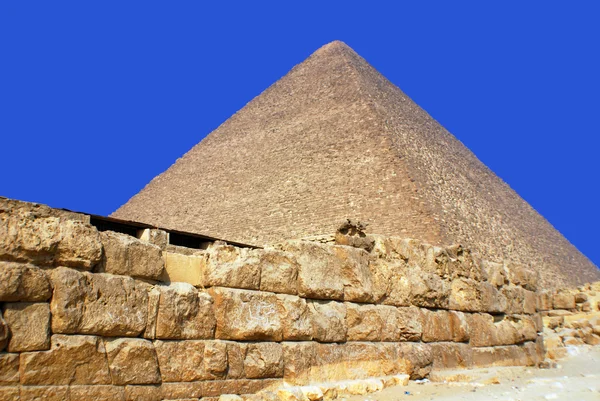 Cairo Egypt Great Pyramid Giza Also Known Pyramid Khufu Pyramid — Stok fotoğraf