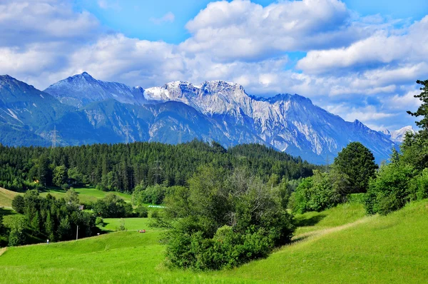 Αλπικό Τοπίο Κοντά Στο Ίνσμπρουκ Αυστρία — Φωτογραφία Αρχείου