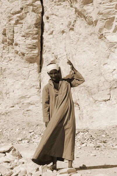 Valley Kings Egypt Nov Neznámí Lidé Pracují Vykopávkách Hrobů Pohřbených — Stock fotografie