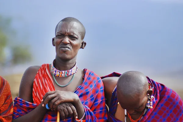 Amboseli Kenya Oct Portrait Young Maasai Man Taken Oct 2011 — Stockfoto
