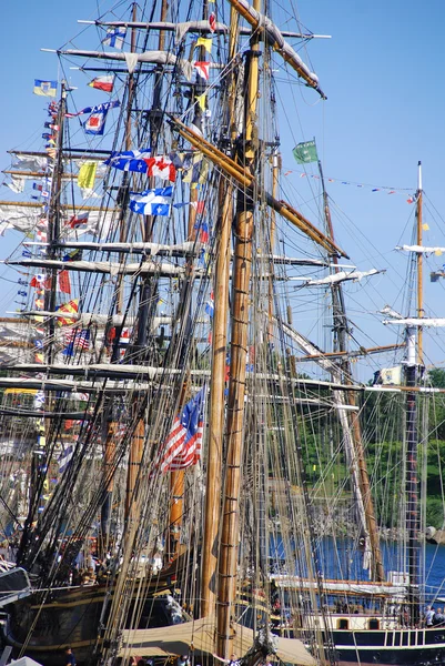 Montreal Sept Festival Bateau Classique Montreal Montreal Classic Boat Festival — стокове фото