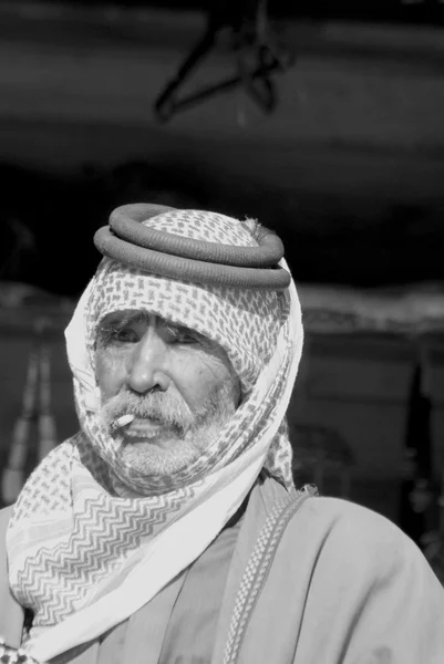 Vieil Homme Arab Traditionnel — Photo