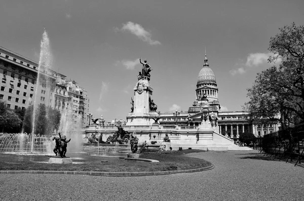 Buenos Aires Argentinië November Congressional Plaza Het Argentijnse Congres Buenos — Stockfoto