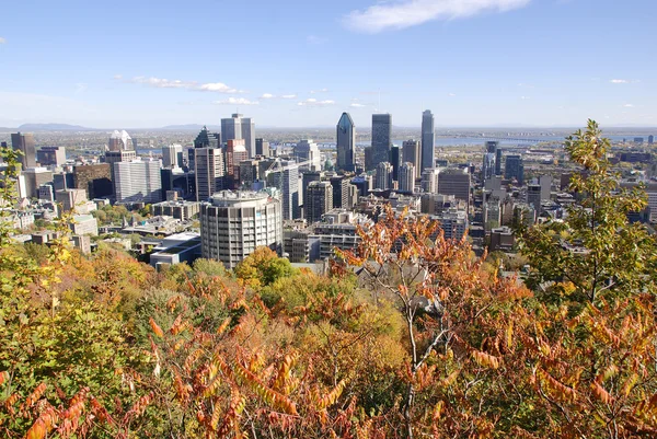 Montreal Canada October Bird Eye View Downtown Montreal October 2010 — Stock Photo, Image