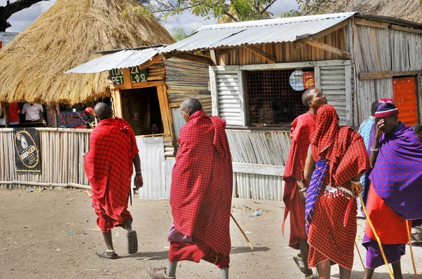 Ngorogoro Tanzania October Masai People October Ngorogoro Tanzania Maasai Nilotic — Foto de Stock