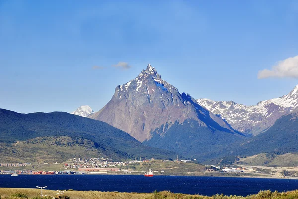 Beagle Channel Patagonia Argentina Rozvíjí Mezi Několika Ostrovy Severu Leží — Stock fotografie