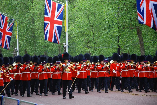 London Großbritannien Juni Garde Der Queen Während Der Parade Zur — Stockfoto