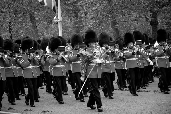 London June Queen Guards Trooping Color Ceremony Parade Mall Buckingham — Stock Photo, Image