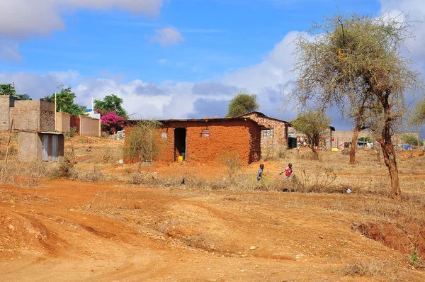 Amboseli Kenya Oct Fiatal Azonosítatlan Afrikai Gyerekek Masai Törzsből Akik — Stock Fotó