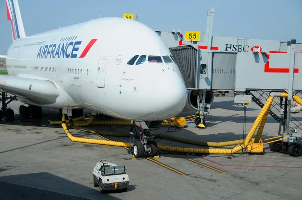 Montreal Canada May Air France A380 Montreal Airport Preparation Takeoff — Photo