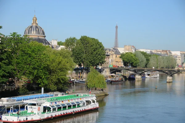 Seine River Παρίσι Γαλλία — Φωτογραφία Αρχείου