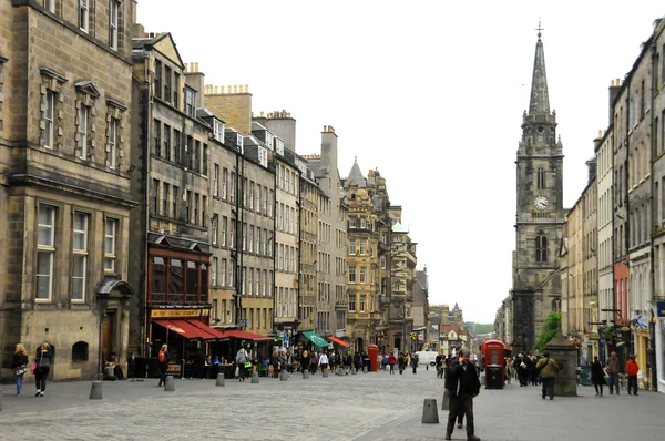 Edinburgh Scotland June Royal Mile Succession Streets Which Form Main — Photo