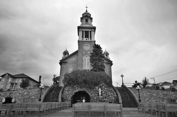 Church Mont Joli Regionen Mitis Regionen Bas Saint Laurent Quebec – stockfoto