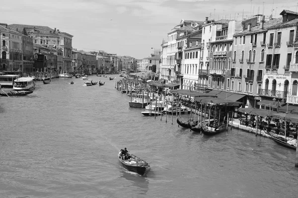 Vista Sul Canal Grande Canale Venezia Esso Costituisce Uno Dei — Foto Stock