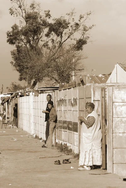 Traditionelle Afrikanische Stadt Oder Dorf — Stockfoto