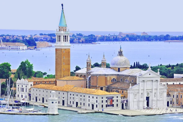 Venice Italy April 2015 Top View San Marco Kampanilla San — Stock Photo, Image