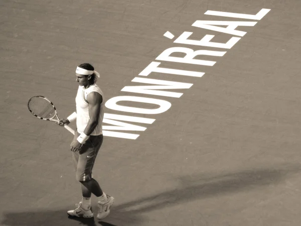 Montreal August Raphael Nadal Training Court Montreal Rogers Cup August —  Fotos de Stock