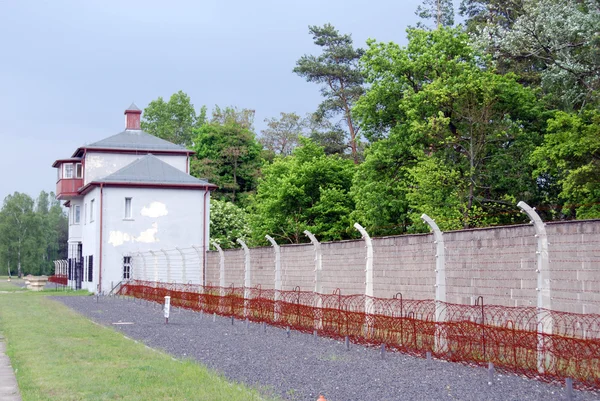 Sachsenhausen Oranienburg Germany Barbed Fence Sachsenhausen Nazi Camp 200 000 — 图库照片