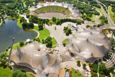 Almanya 'nın Münih kentindeki Olimpiyat stadyumu