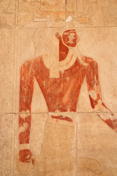 Egyptische God Oud Standbeeld — Stockfoto