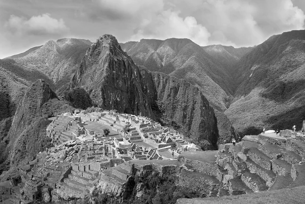 Machu Picchu Vagy Machu Pikchu Quechua Machu Idős Idős Ember — Stock Fotó