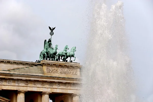 Portão Brandemburgo Berlin Alemania — Fotografia de Stock