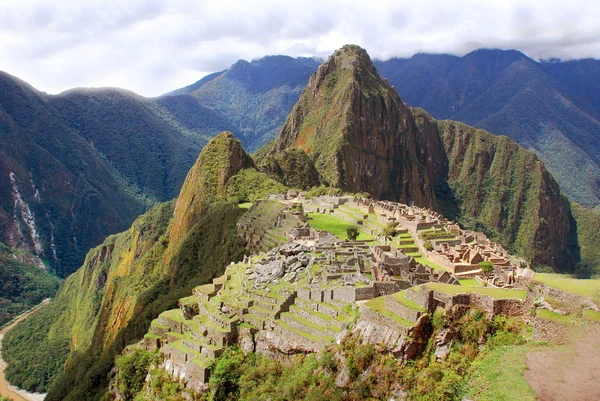 Machu Picchu Machu Pikchu Quechua Machu Vieux Personne Âgée Pyramide — Photo