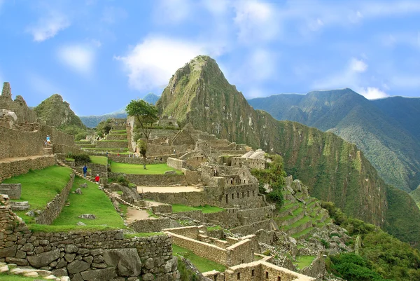 Machu Picchu Sebuah Suaka Sejarah Peru Pada 1981 Dan Sebuah — Stok Foto