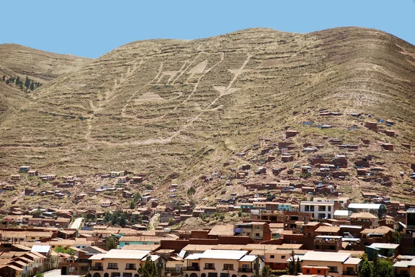 Antike Stadt Den Bergen Peru — Stockfoto