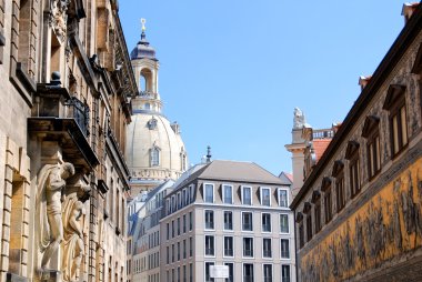 DRESDEN GERMANY MAY 25 2010: Dresden is the capital city of the Free State of Saxony in Germany. The city was destroyed in the firebombing during World War II.