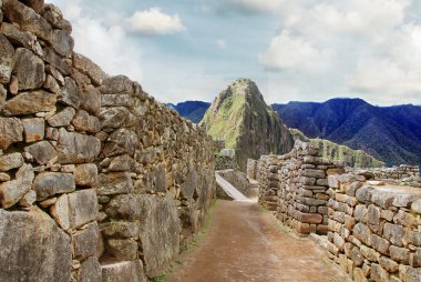 Cusco bölgesindeki Mach Picchu görünümü, Peru
