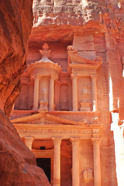 Antico Tempio Petra Giordania — Foto Stock