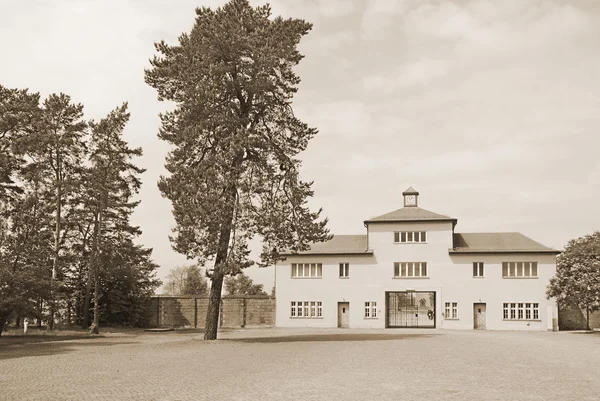 Sachsenhausen Nebo Sachsenhausen Oranienburg Byl Nacistický Koncentrační Tábor Německém Oranienburgu — Stock fotografie