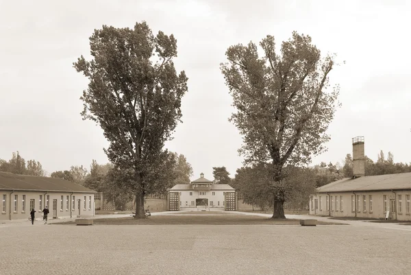 Sachsenhausen Oranienburg Germany May Entrance Nazi Concentration Camp Used Primarily — Fotografia de Stock