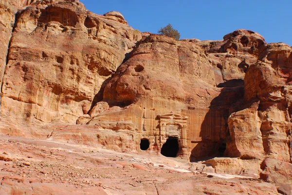 Edifício Histórico Petra Jordânia — Fotografia de Stock