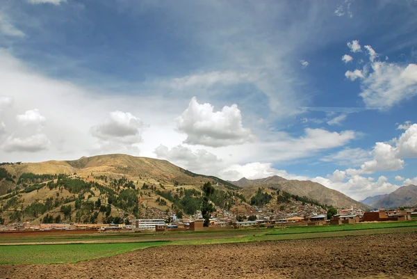 Άνδεις Τοπίο Στο Altiplano Στο Νότιο Περού — Φωτογραφία Αρχείου