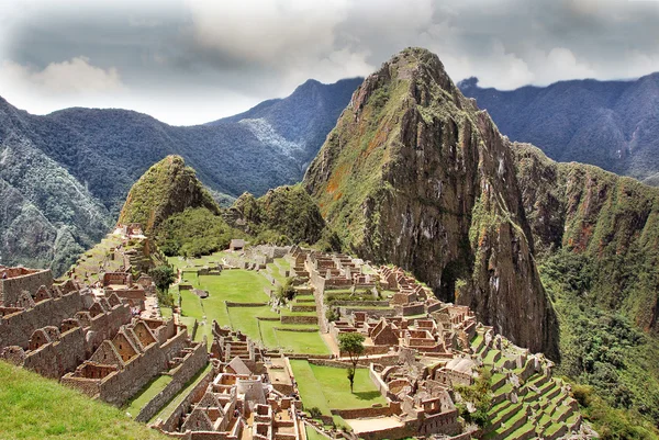 Mach Picchu Látképe Cusco Régióban Peruban — Stock Fotó