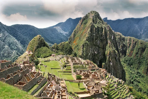 Uitzicht Mach Picchu Regio Cusco Peru — Stockfoto