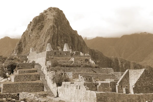 Mach Picchu Látképe Cusco Régióban Peruban — Stock Fotó