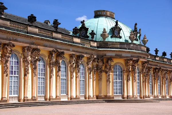 Sanssouci Heißt Das Ehemalige Sommerpalais Friedrich Des Großen König Von — Stockfoto