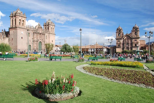 Iglesia Compana Jesús Iglesia Jesuita Noviembre 2008 Cusco Peru Originalmente — Foto de Stock