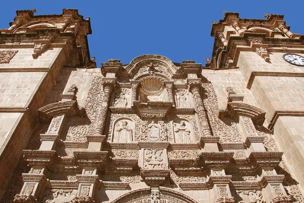 Catedral Basalica San Carlos Borromeo Puno Cathedral Andean Baroque Cathedral Stock Picture